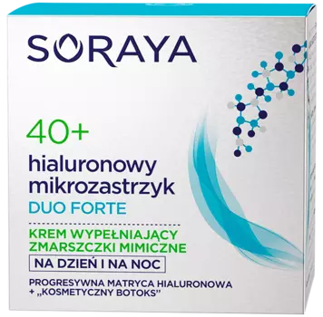 Soraya Duo Forte дневной и ночной крем для заполнения мимических морщин 40+, 50 мл