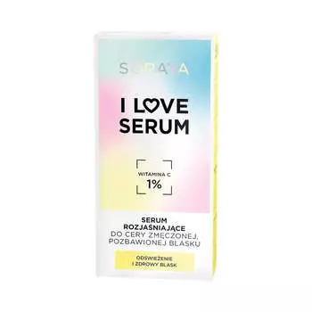 Soraya I Love Serum осветляющая сыворотка для уставшей и тусклой кожи 30мл
