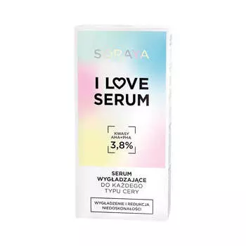 Soraya I Love Serum разглаживающая сыворотка AHA+PHA 3,8% 30мл