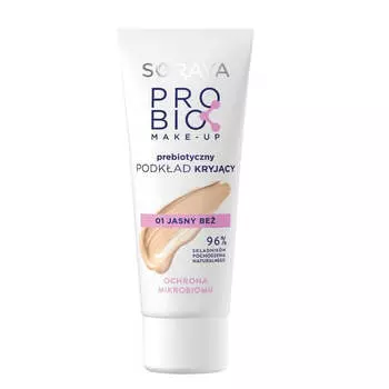 Soraya Probio Make-Up тональный крем с пребиотиками 01 Light Beige 30мл