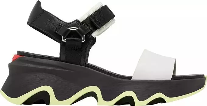 Sorel Женские высокие сандалии с Y-образным ремешком Kinetic, черный