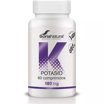 Soria Натуральный калий замедленного высвобождения 60 x 1400 мг Soria Natural