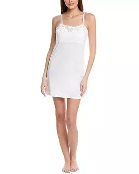 Сорочка Natori Bliss Harmony с кружевной аппликацией, белый