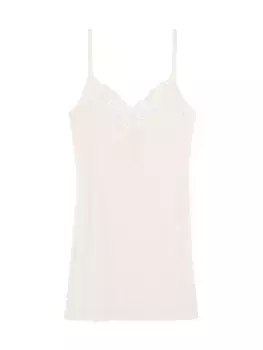 Сорочка Naya с двойной кружевной вставкой Eberjey, слоновая кость