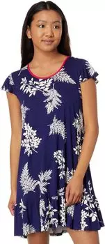 Сорочка с коротким рукавом Tommy Bahama, цвет Navy Leaves