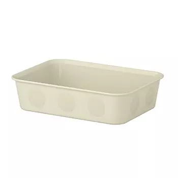Сортировочный ящик, пластик/бежевый, 15х20х5 см, NOJIG IKEA