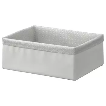Сортировочный ящик, серый/белый, 20х26х10 см, BAXNA IKEA