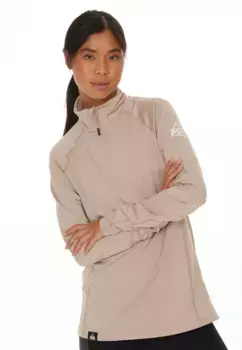 SOS вязаный свитер "Ясна" с высоким воротником, бежевый