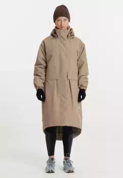 SOS зимнее пальто "Хацвали", длинного кроя и непромокаемого качества, бежевый