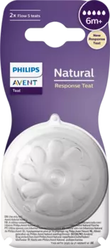 Соска для питья Natural Response силиконовый размер. 5 от 6 месяцев 1 шт. Philips