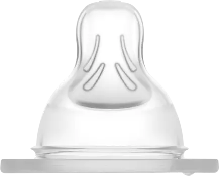 Соска для питья силиконовая размер. 1 с рождения 2> MAM