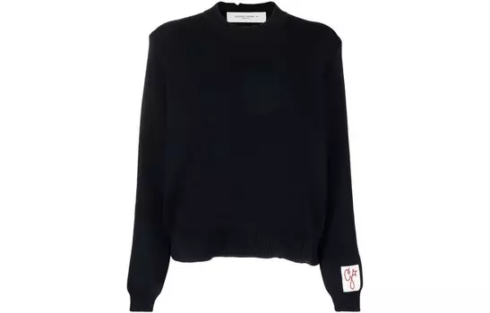 Состаренный джемпер с длинными рукавами Golden Goose