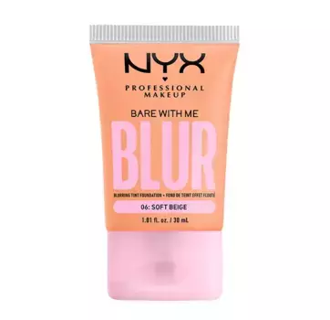 Составляют основу Bare With Me Blur Nyx Professional Make Up, цвет soft beige