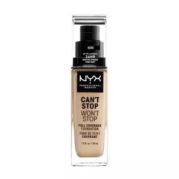 Составляют основу Can't Stop Won't Stop Foundation Nyx Professional Make Up, цвет soft beige