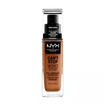 Составляют основу Can't Stop Won't Stop Foundation Nyx Professional Make Up, цвет cinnamon