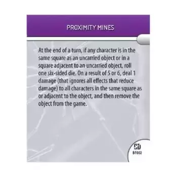 Состояние поля боя — неконтактные мины BF002, DC HeroClix - Collateral Damage - Singles