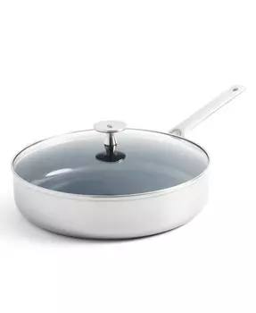 Сотейник из тройной стали с крышкой Blue Diamond, синий