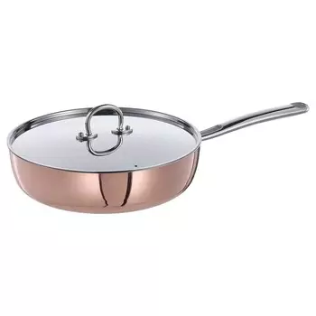 Сотейник с крышкой, медь/нержавеющая сталь, 25 см, FINMAT IKEA