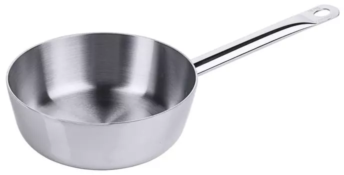 Сотейник с прямыми краями, нержавеющая сталь 18/10, объем 1,0–3,0 литра на выбор: 18 см Вариант: 18 см Contacto