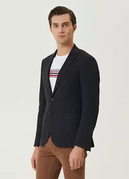 Сотовидный блейзер Beymen Club, синий