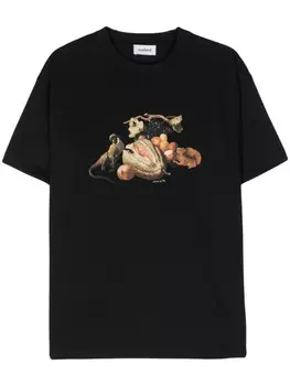 Soulland футболка Kai' Monkey Business из органического хлопка, черный