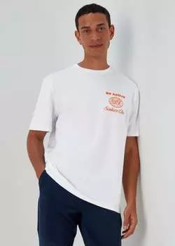 Souluxe Белая спортивная футболка с принтом Be Active, серый