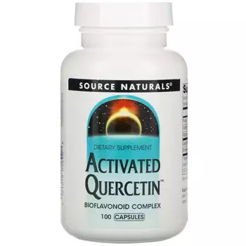 Source Naturals, Активированный кверцетин, 100 капсул