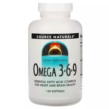 Source Naturals Omega 3·6·9 120 Softgels