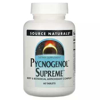 Source Naturals, Pycnogenol Supreme, 60 таблеток