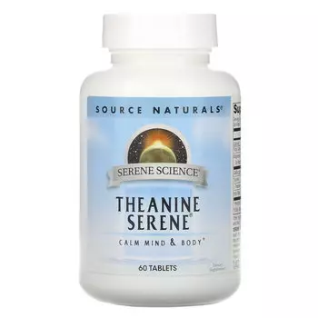 Source Naturals, Serene Science, Theanine Serene, 60 таблеток