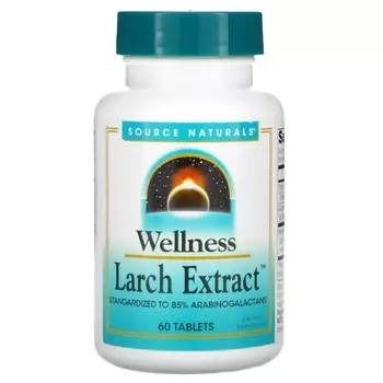 Source Naturals Wellness Экстракт лиственницы, 60 таблеток