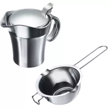 Соусники WESTMARK, 2 шт., нержавеющая сталь, термосоусник, форма для масла/шоколада, цвет edelstahlfarben