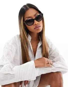 South Beach – черные солнцезащитные очки «кошачий глаз»