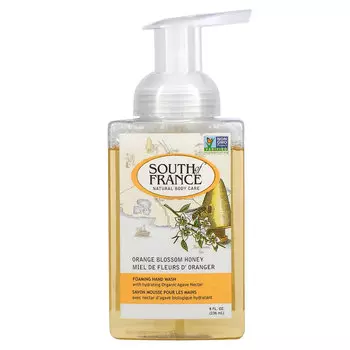 South of France, Пенка для мытья рук, цветок апельсин и мед, 8 ж. унц. (236 мл)