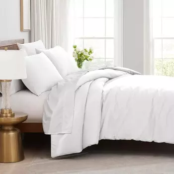 Southshore Fine Living, Inc. Пододеяльник в клетку Twin/Twin XL, мягкий пододеяльник на молнии — в комплект пододеяльников входит 1 пододеяльник для односпальной кровати, 1 шт., Twin/Twin XL, серый плед