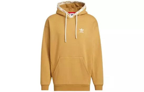 СОВМЕСТНАЯ МОДЕЛЬ FEIFEI RUAN Толстовка унисекс пшенично-коричневого цвета Adidas Originals, коричневый