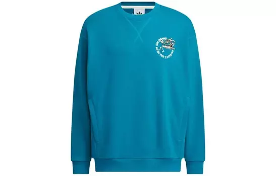 СОВМЕСТНАЯ МОДЕЛЬ FEIFEI RUAN Толстовка унисекс зеленая Adidas Originals, зеленый
