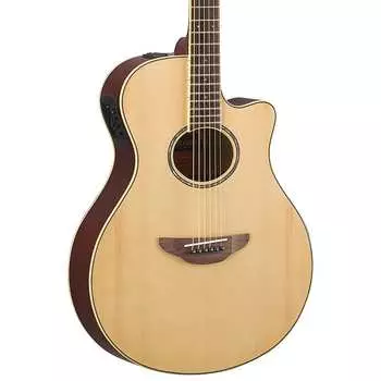 Совершенно новый Yamaha APX600 Thinline с электроникой Natural APX600 Thinline with Electronics