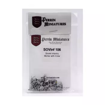 Советские минометы с экипажем, WWII Miniatures - USSR (10mm) (Perrin Miniatures)
