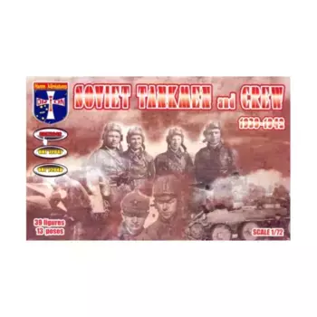 Советские танкисты и экипаж (1939-1942), Military Miniatures - World War II (1:72) (Haron Miniatures)