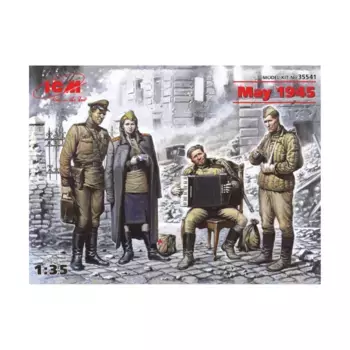Советские военнослужащие на отдыхе, май 1945 года., Military Models 1/35 Scale (ICM)