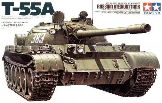 Советский танк Т-55А Tamiya