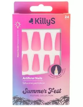 Советы Killy'S Summer Fest Coffin Pink Luminous, 24 шт