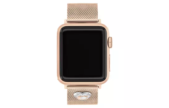 Совместимость с Apple: ремешок из стали COACH