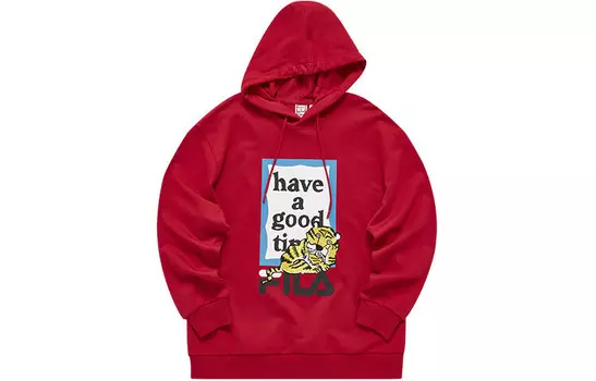 Совместная коллекция Year Of The Tiger, толстовка унисекс, Legend Red Fila, цвет Legend Red