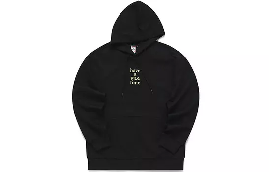 Совместная коллекция Year Of The Tiger, толстовка унисекс, цвет «угольно-черный» Fila, черный