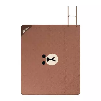 Совместный динамичный портативный складной коврик для пикника Mu Gaodi LineFriends Brown Bear NX21663001 Brown Bear Brown