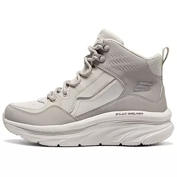 Современная комфортная кроссовки женские для жизни с высоким берцем Skechers, цвет Nude Pink
