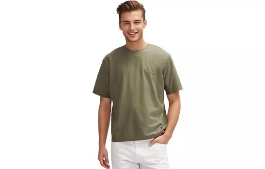 Современная мужская футболка в студенческом стиле Lululemon, фиолетовый