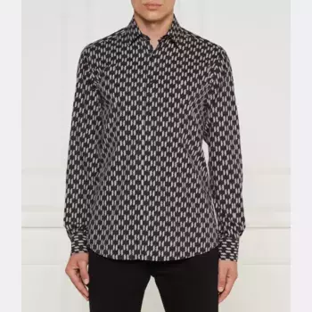 Современная рубашка обычного кроя Karl Lagerfeld, черный